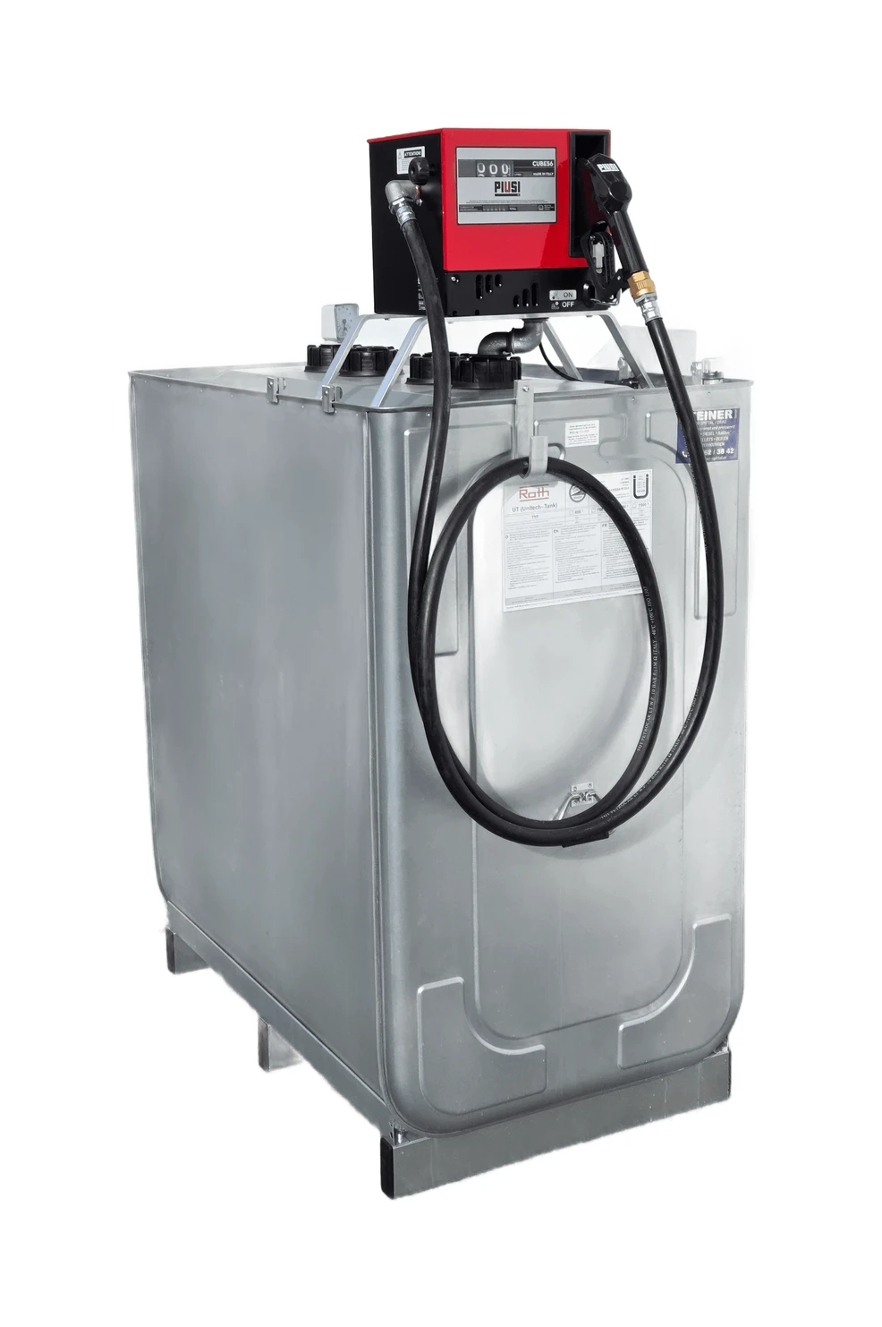 1.000-Liter-Hoftankstelle mit PIUSI Cube 56 Pumpe